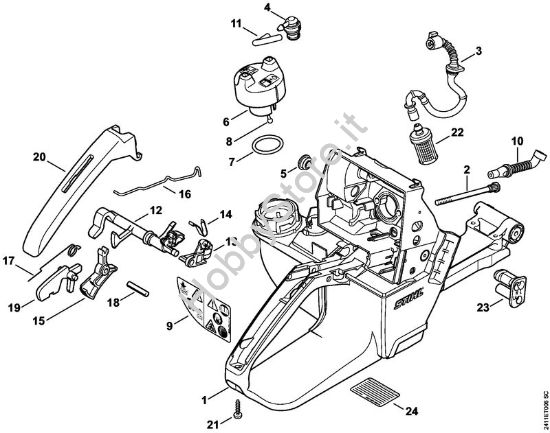 Corpo serbatoio GS 461 GS 461 brand Stihl